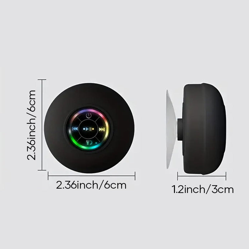 Bluetooth Waterproof Speaker (Get 6 Magnetic Cable Clips for free)