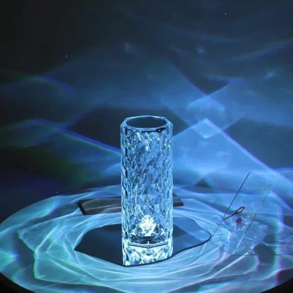 LED CRYSTAL ROSE TOUCH LAMP