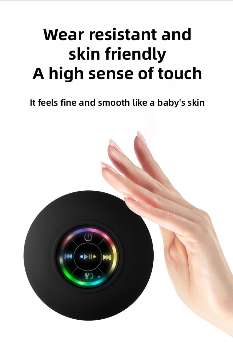 Bluetooth Waterproof Speaker (Get 6 Magnetic Cable Clips for free)